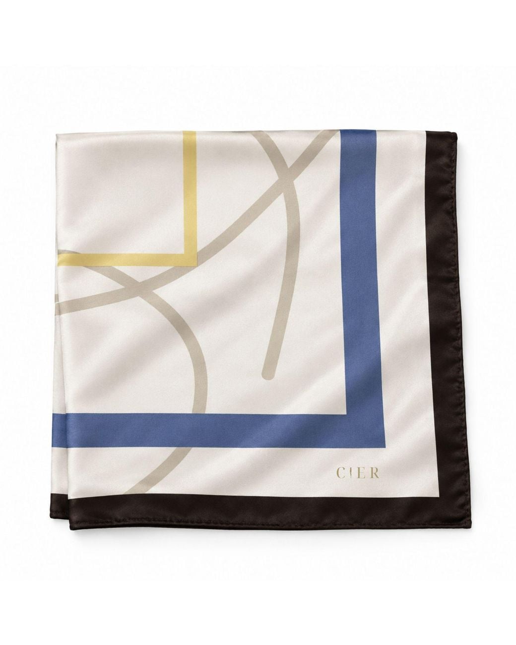 Cier Blue Square Scarf