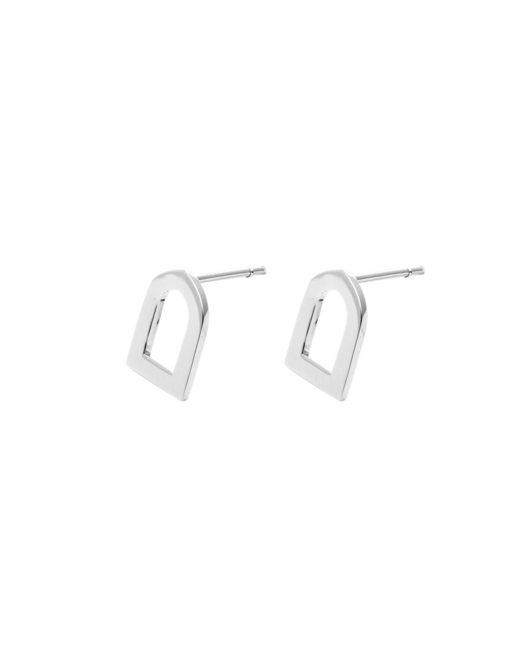 Sheida Farrokhi White Sahra Stud Earrings