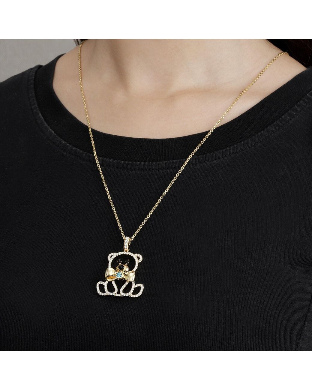 Arte Madrid Metallic Circus Bear Hollow Pendant