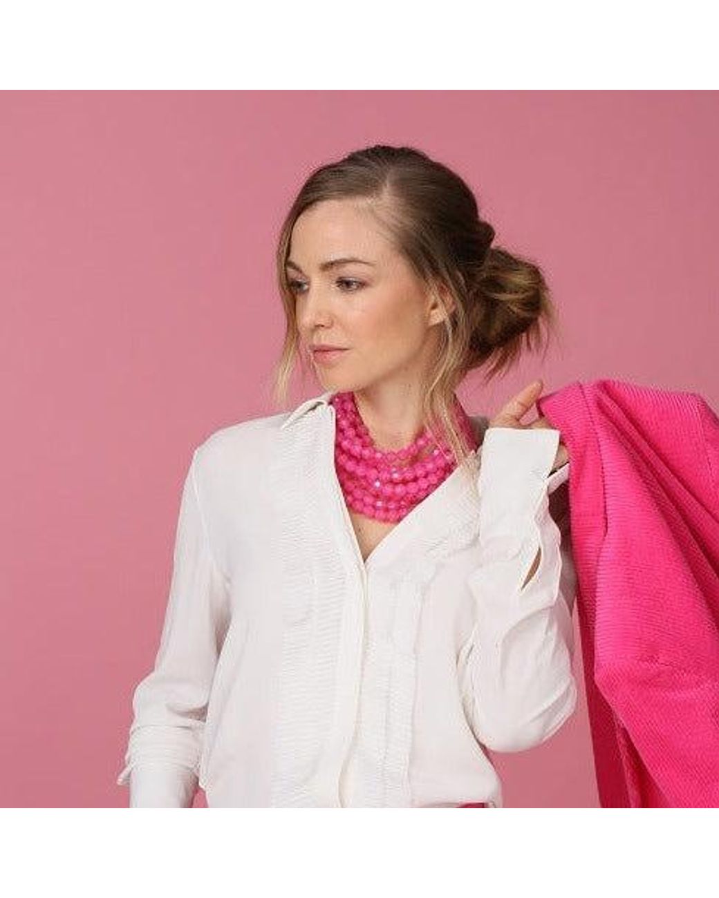 Fairchild Baldwin Pink Bella Bright Necklace