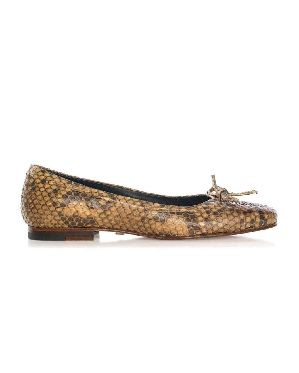 Mariano Shoes Black Salema Flats Camel