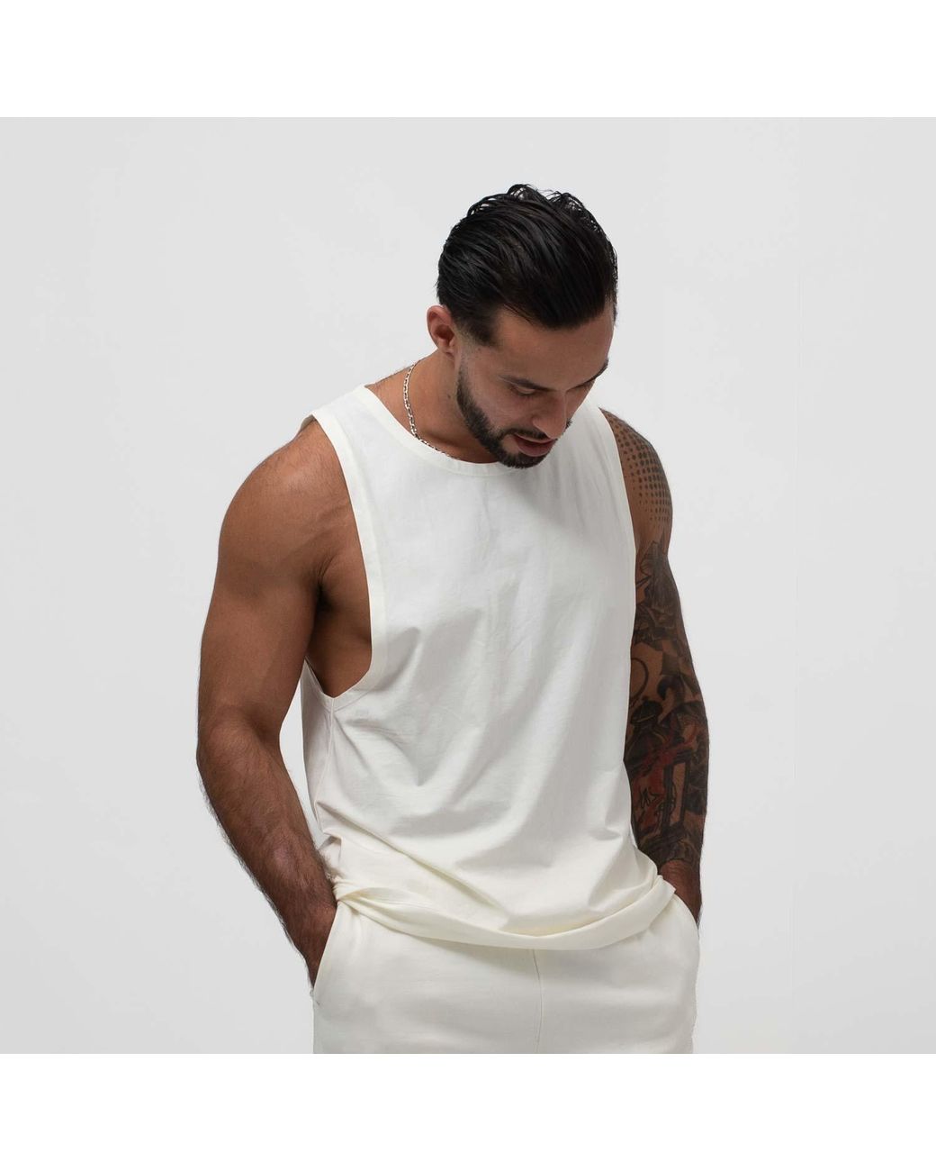 Storm White Easy Tank Cloud for men