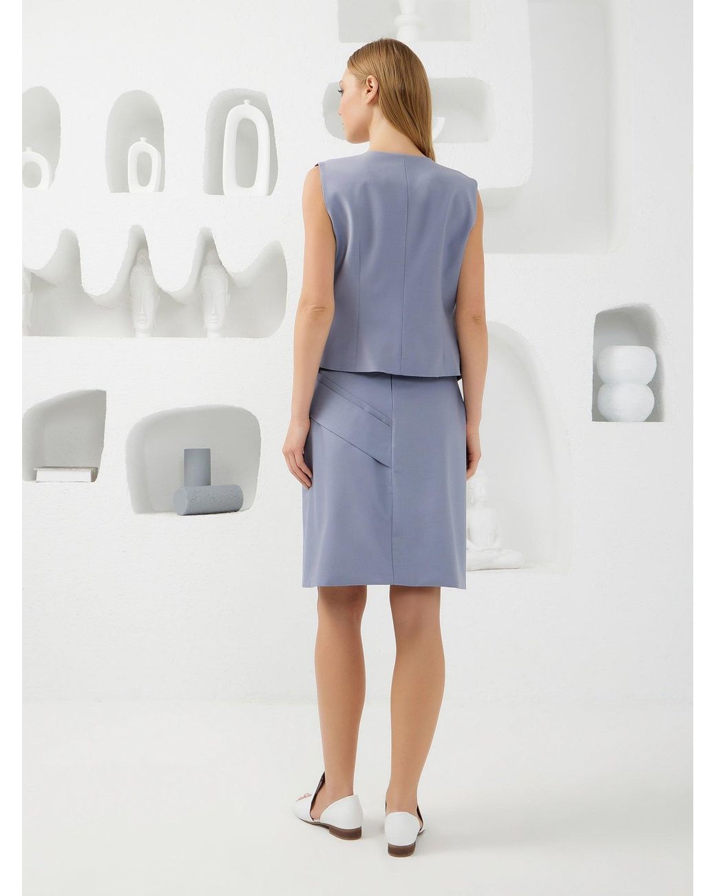 Lumina Eligma Purple The Refined Curve Skirt
