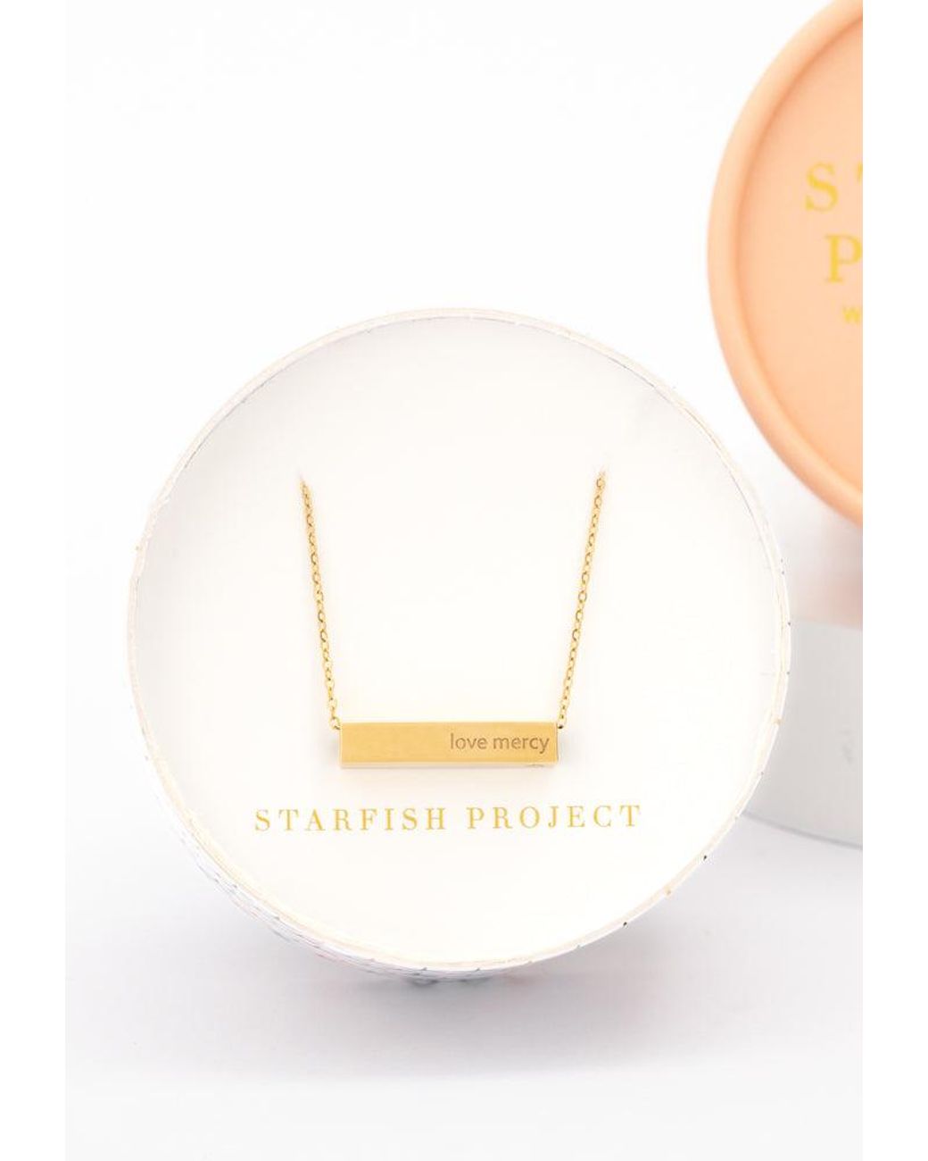 Starfish Project Metallic Walk Humbly Bar Necklace