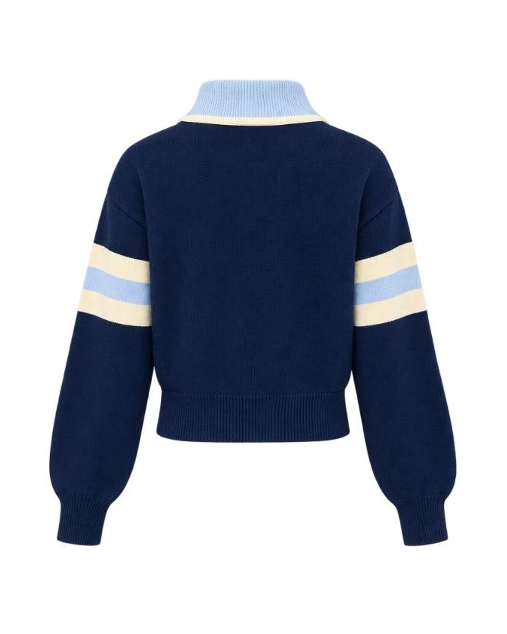 Bondi Active Blue Victory Zip Knit