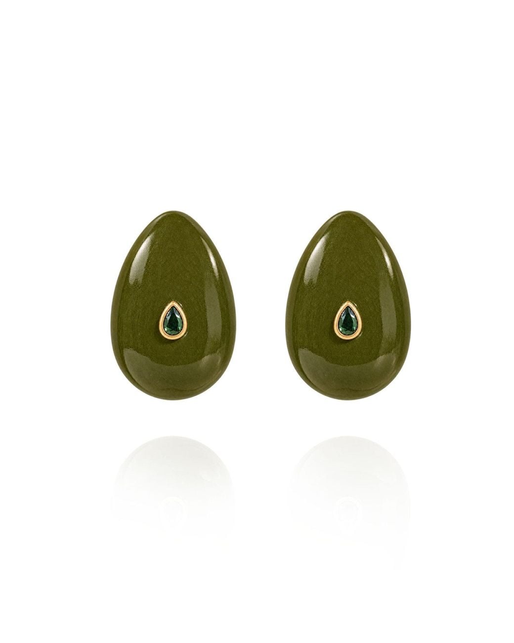 Saule Label Green Nelle Earrings
