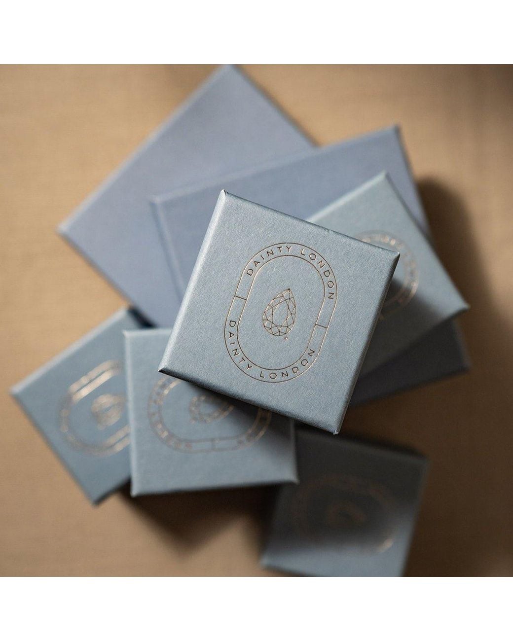 Dainty London White Statement Saddle Ring