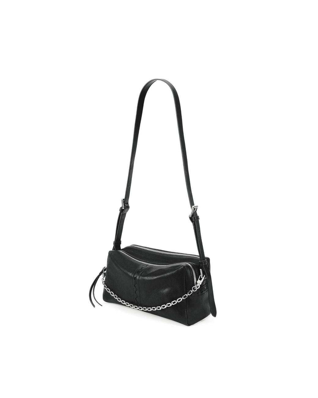 Orange Cube Black Metropolitan Mosaic Shoulder Bag