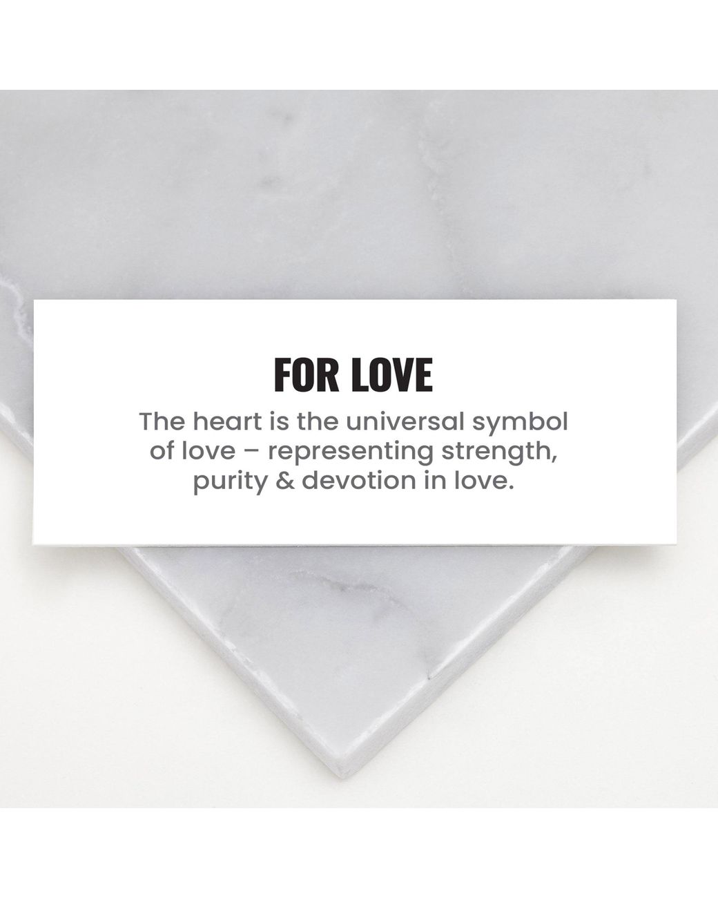 Muru Metallic Ripple Heart Necklace