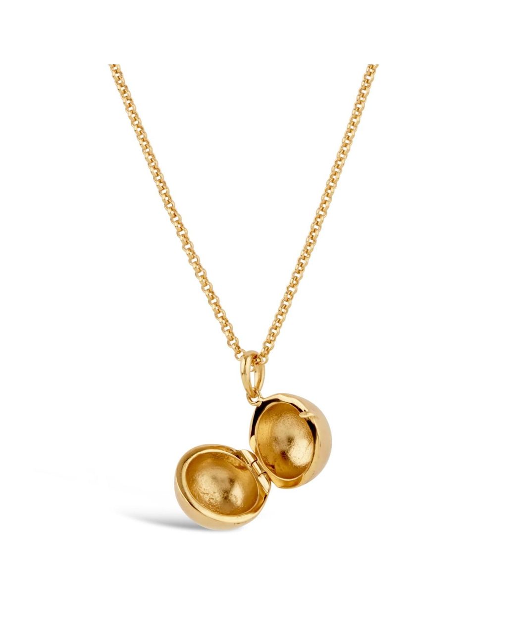Dinny Hall Metallic My World Orb Locket