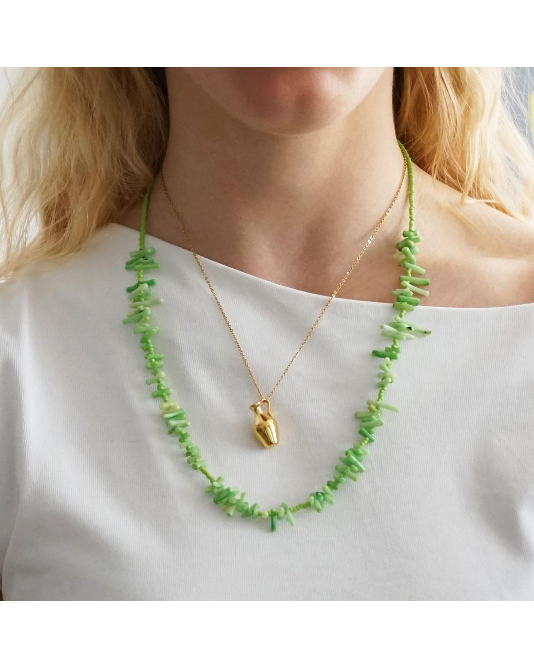 Smilla Brav Metallic Necklace Liebeskelch