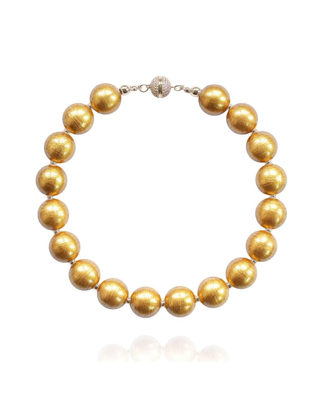 Saule Label Metallic Siena Duo Necklaces