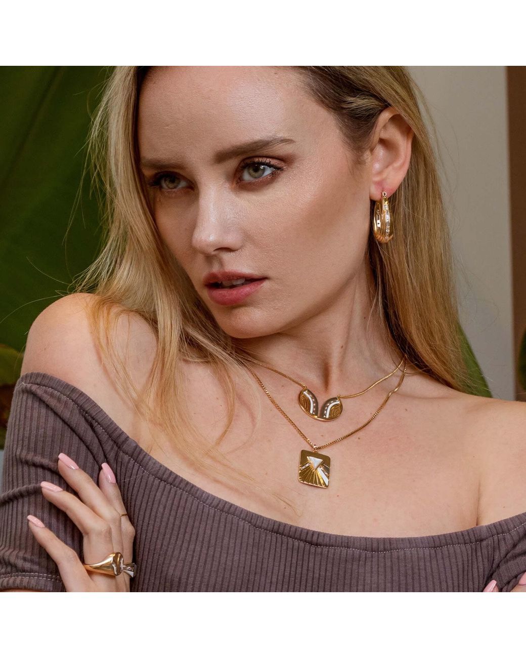 Glamrocks Jewelry Multicolor South Beach Necklace