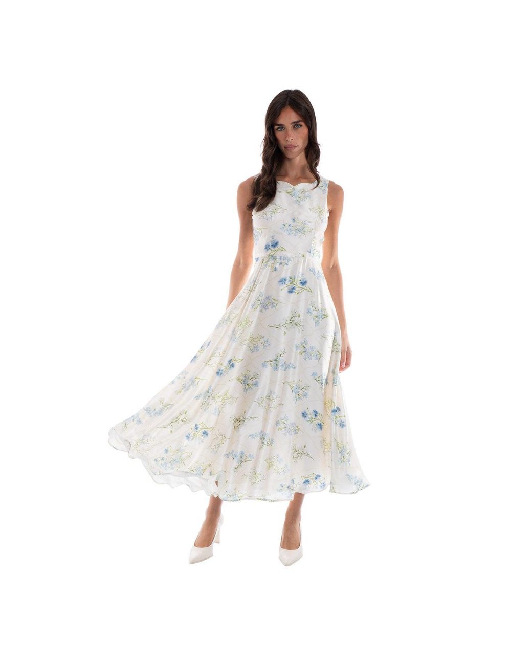 Sofia Tsereteli White Glimmer Evening Gown