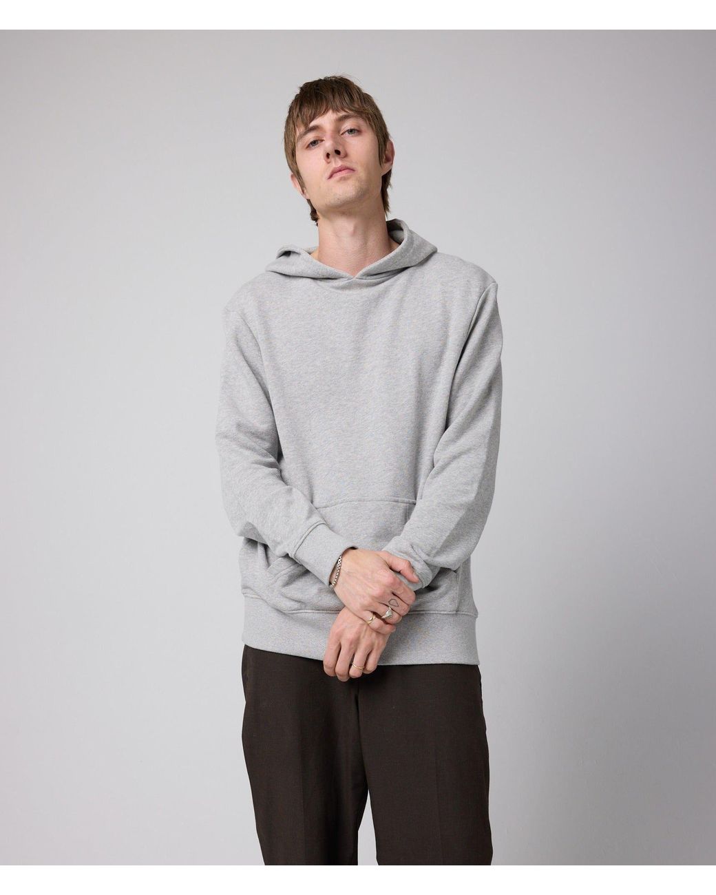 Known Supply Gray Regenerative Cotton Hoodie