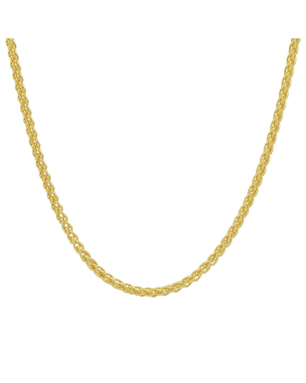 Kylie Harper Metallic Italian Foxtail Wheat Chain for men