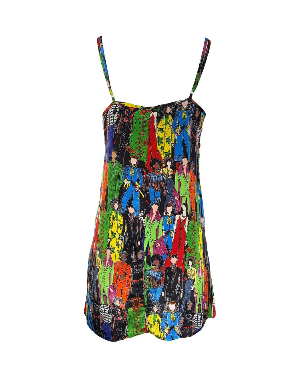 Any Old Iron Multicolor Heroes Printed Short Dress