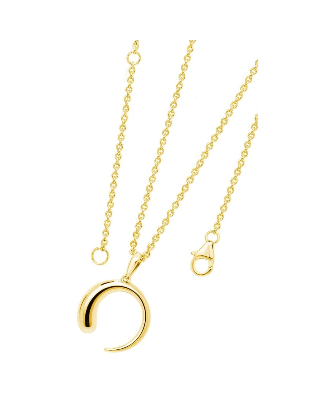 Lucy Quartermaine Metallic Luna Pendant
