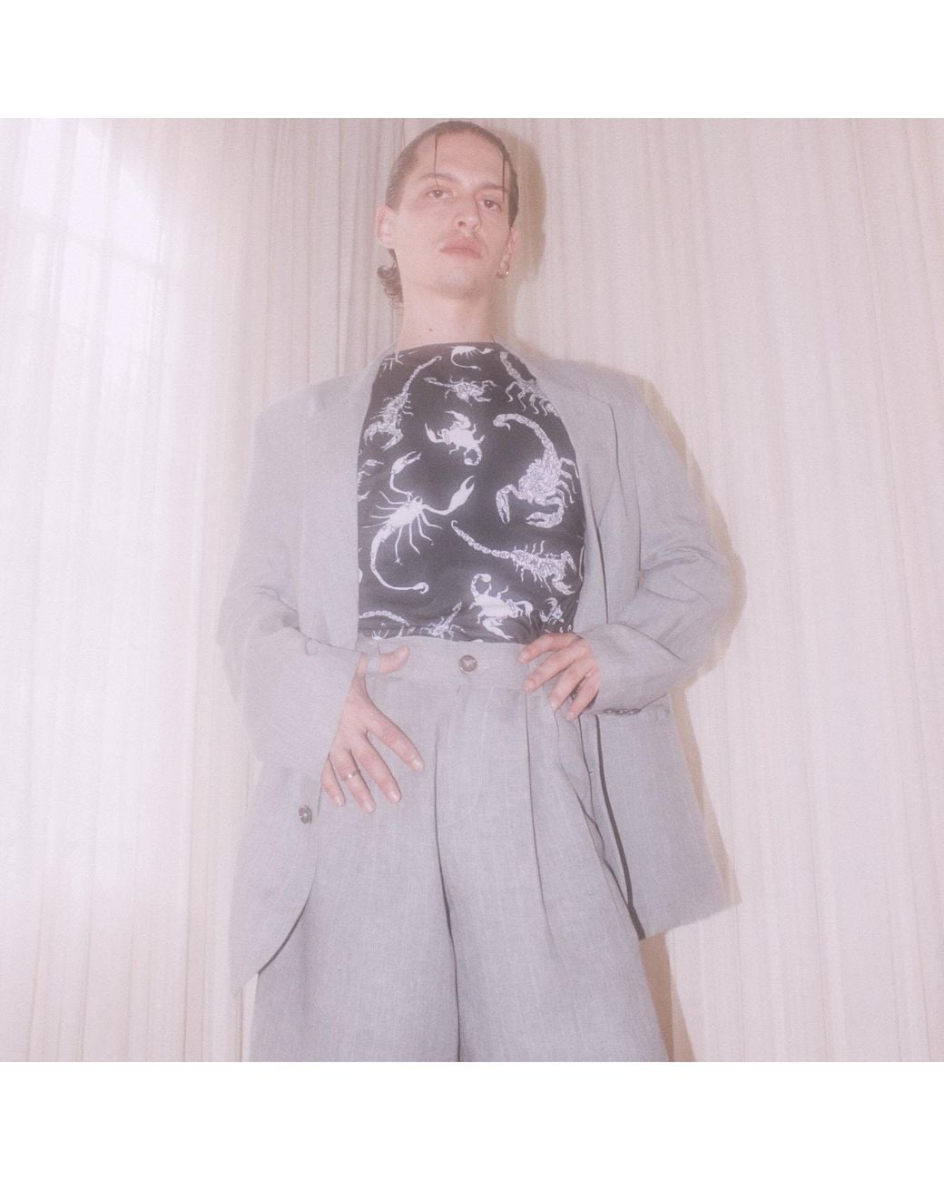 Paloma Lira Gray Blazer for men