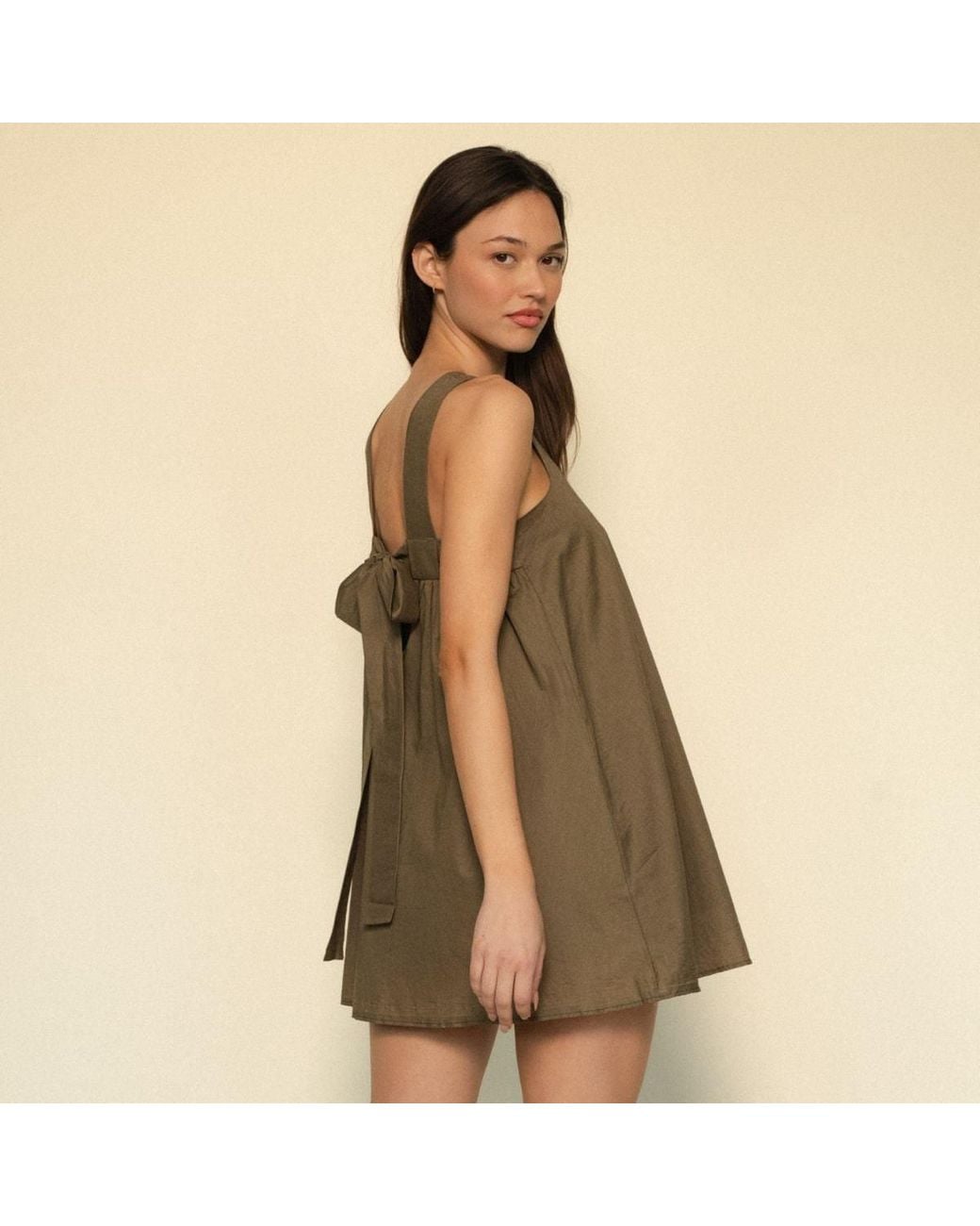 Montce Green Khaki Hannah Dress