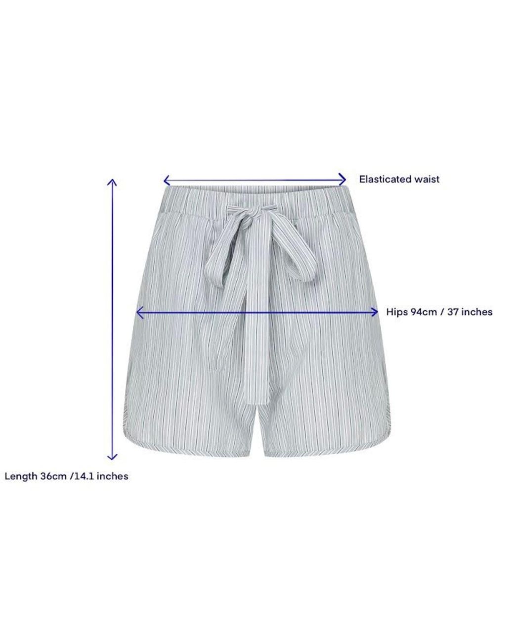 NAZLI CEREN Gray Jeny Cotton Shorts