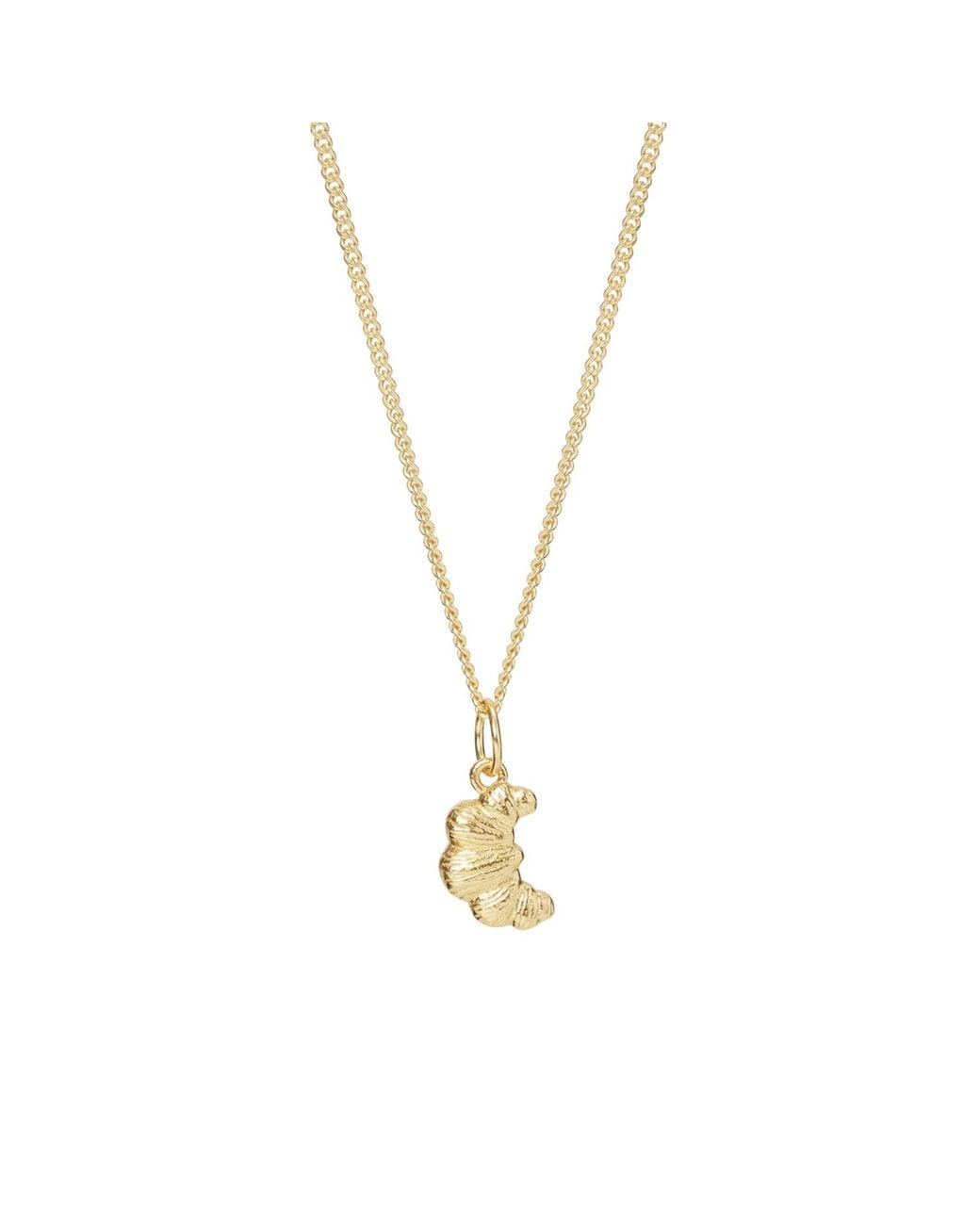 Muru Metallic Croissant Necklace