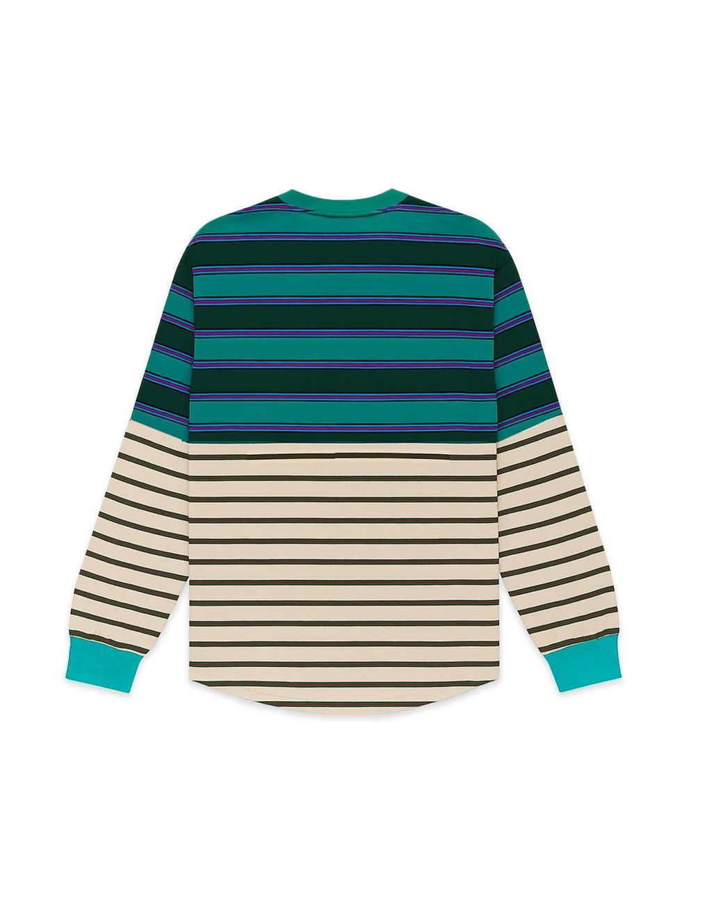 Éclectique Green Long Sleeve T-Shirt for men