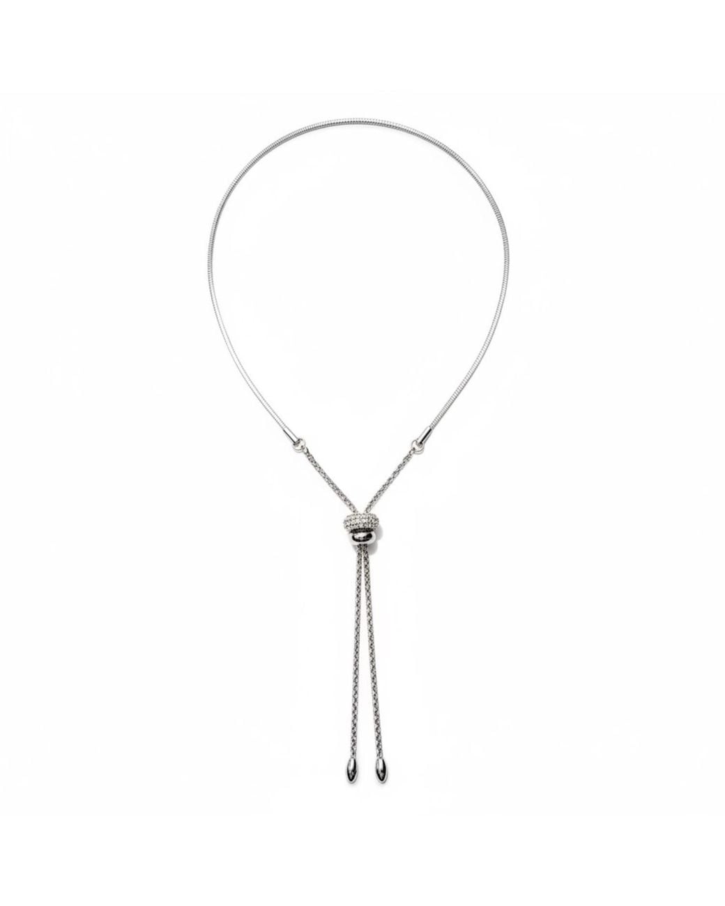 Vicky&Nico Metallic Sphere Bolo Necklace