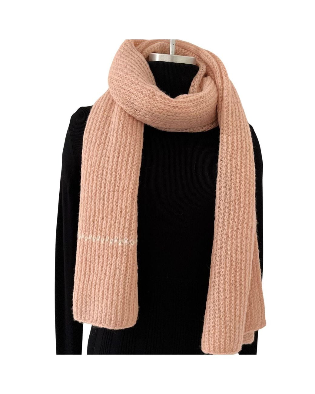 Heritagemoda Natural Neutrals Pale Handmade Soft Alpaca Scarf