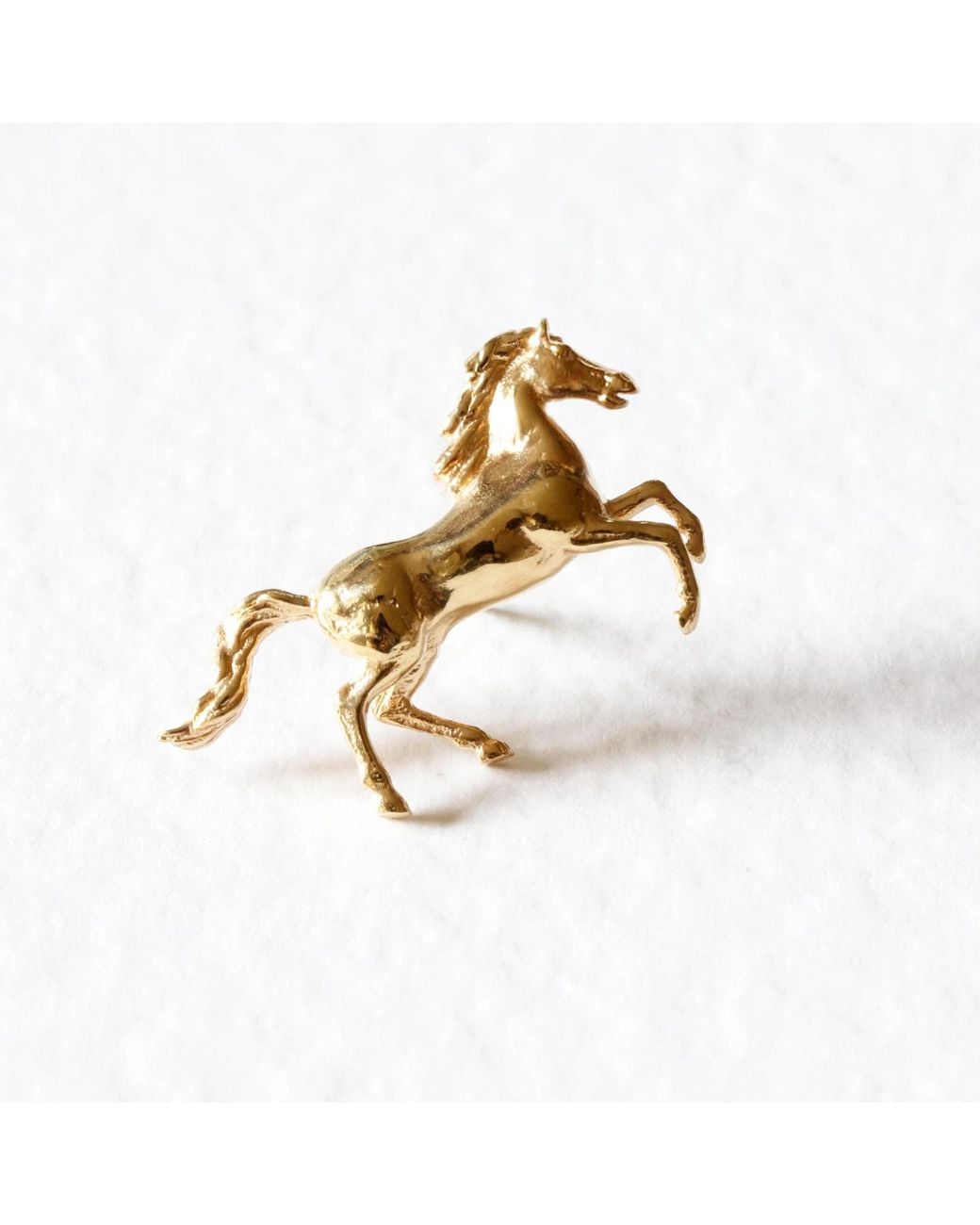 Lee Renee Metallic Horse Lapel Pin/Tie Pin for men
