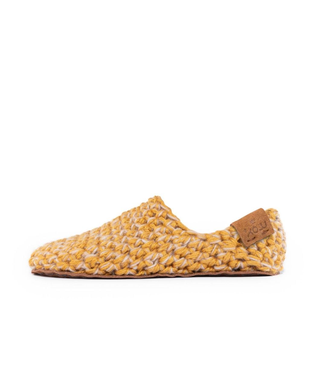 Kingdom of Wow Brown Barefoot Bamboo Wool Slipper