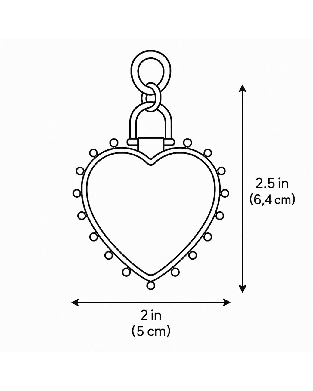 Rare Matters Jewelry Metallic Luxe Golden Jasper Beaded Heart Pendant Necklace