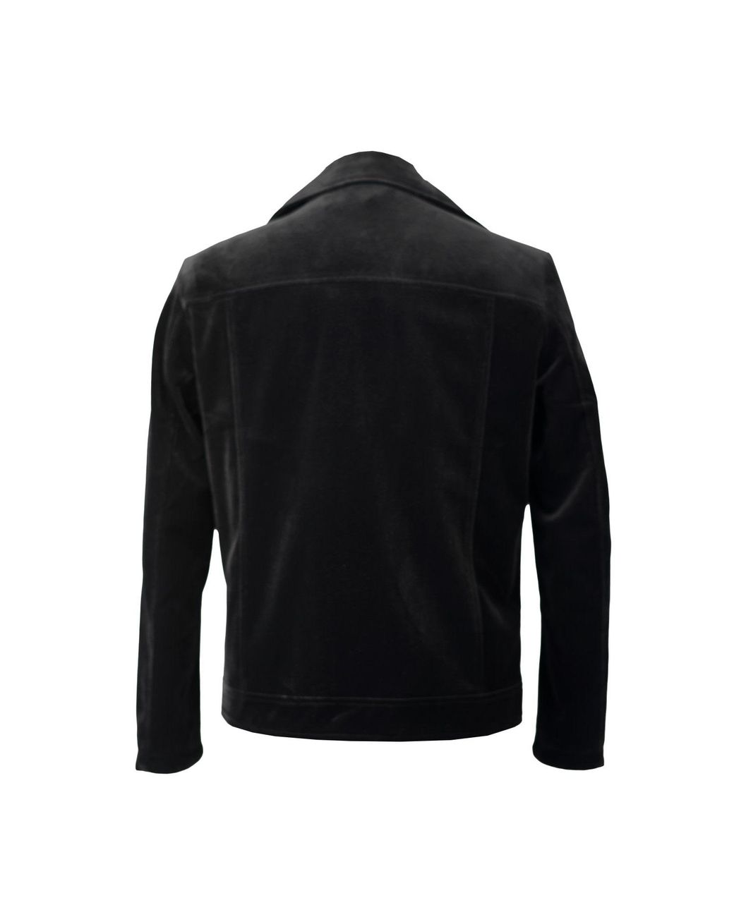 DAVID WEJ Black Washington Corduroy Biker Set for men