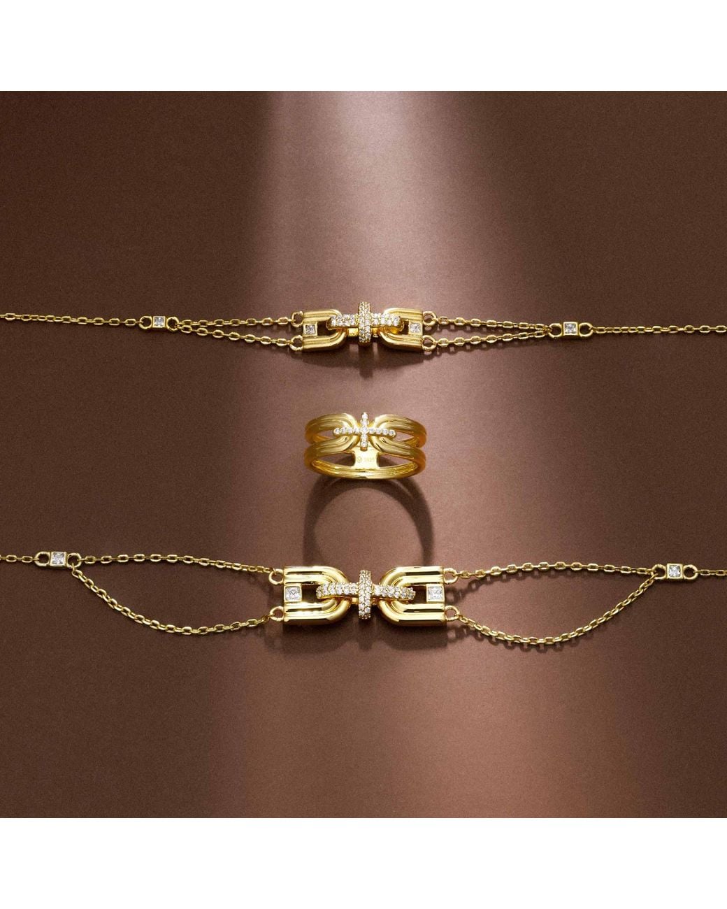 Vanimy Metallic Holy Door Link Bracelet
