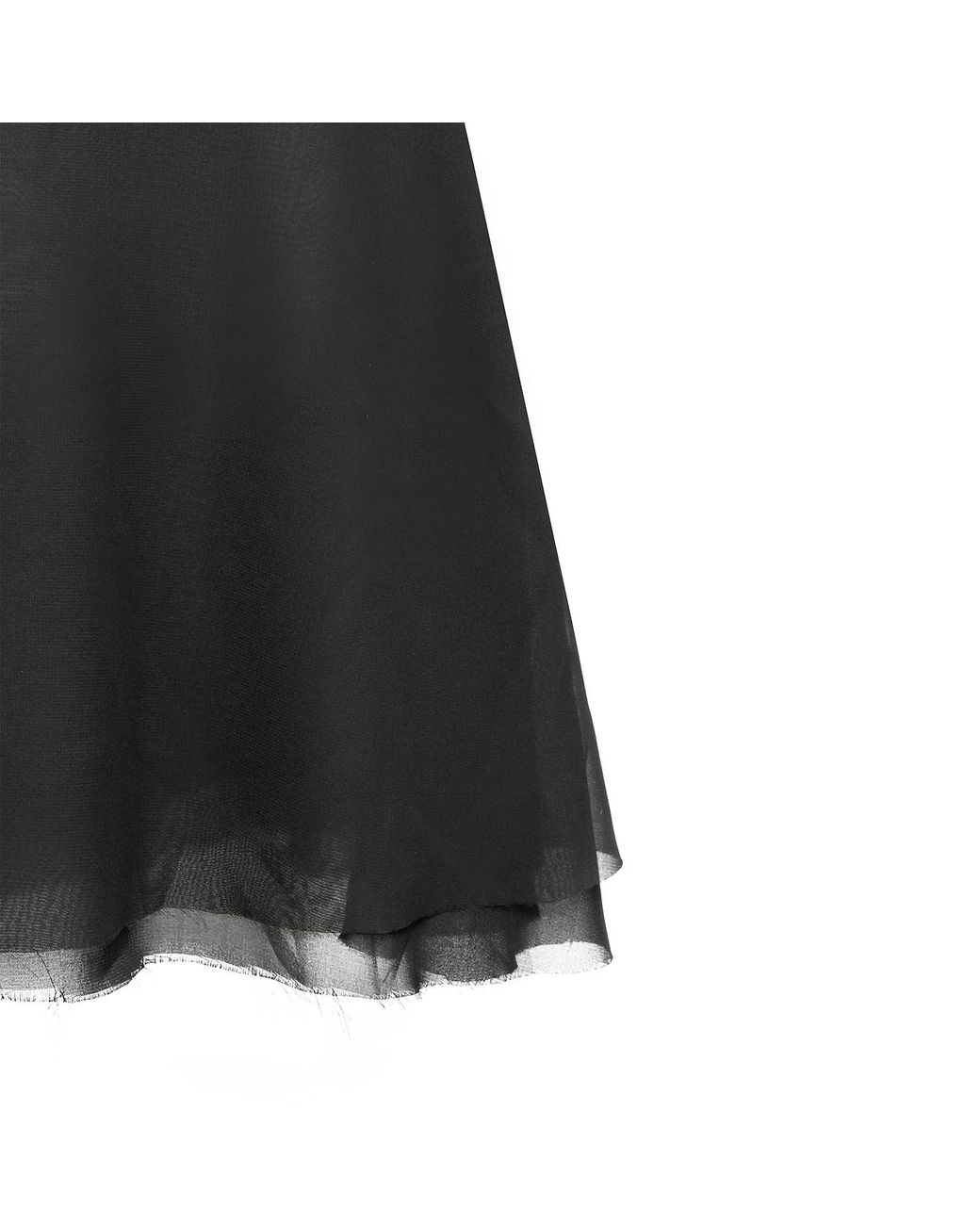 Audrey Vallens Black Miss Av Chiffon Skirt
