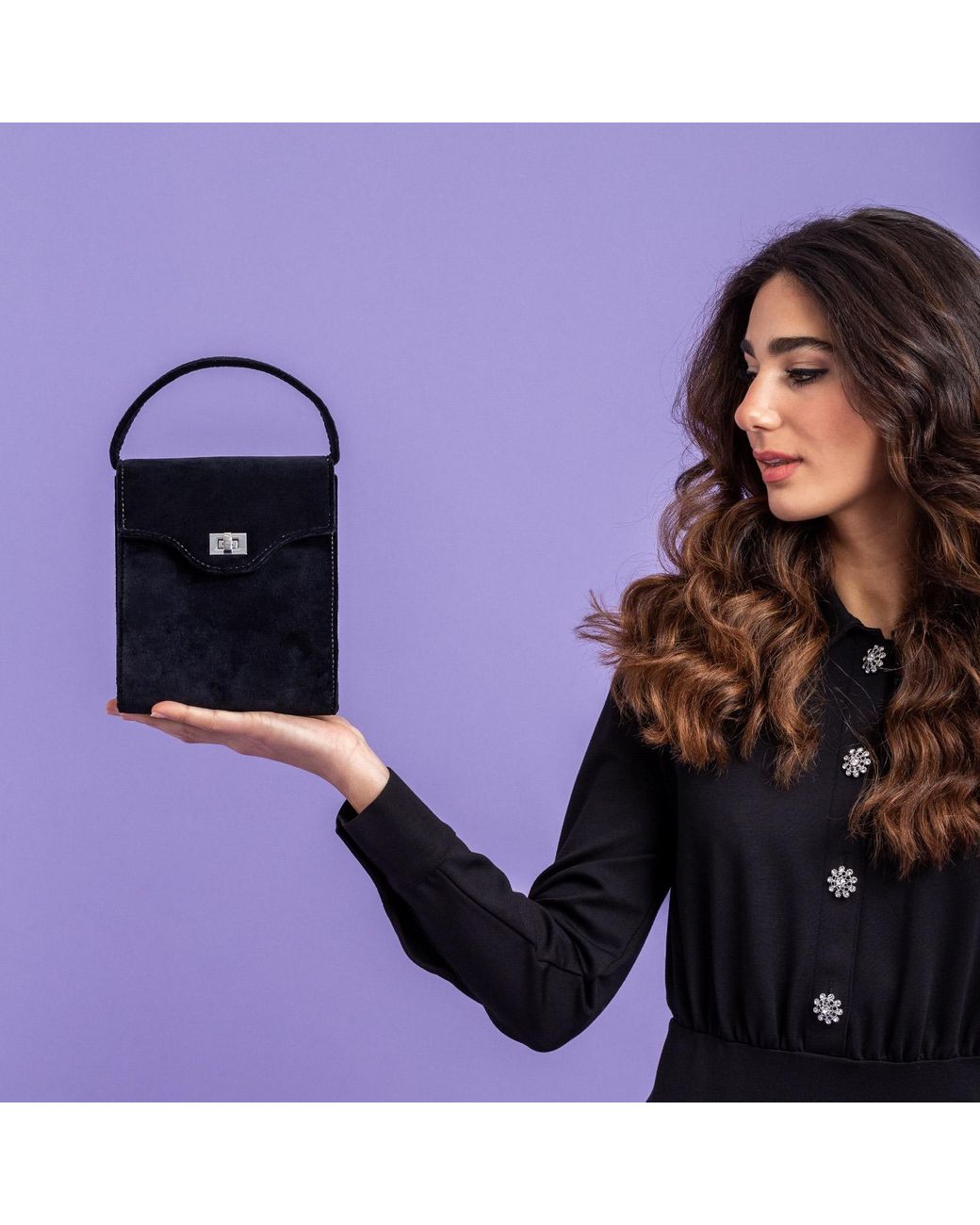 Danni Ro Black Tokyo Bag