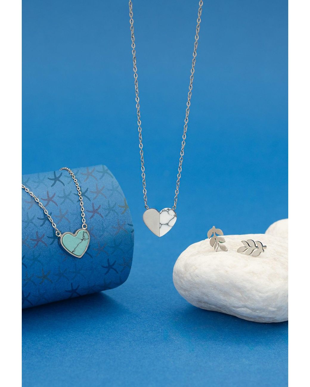 Starfish Project White Bay Heart Pendant Necklace