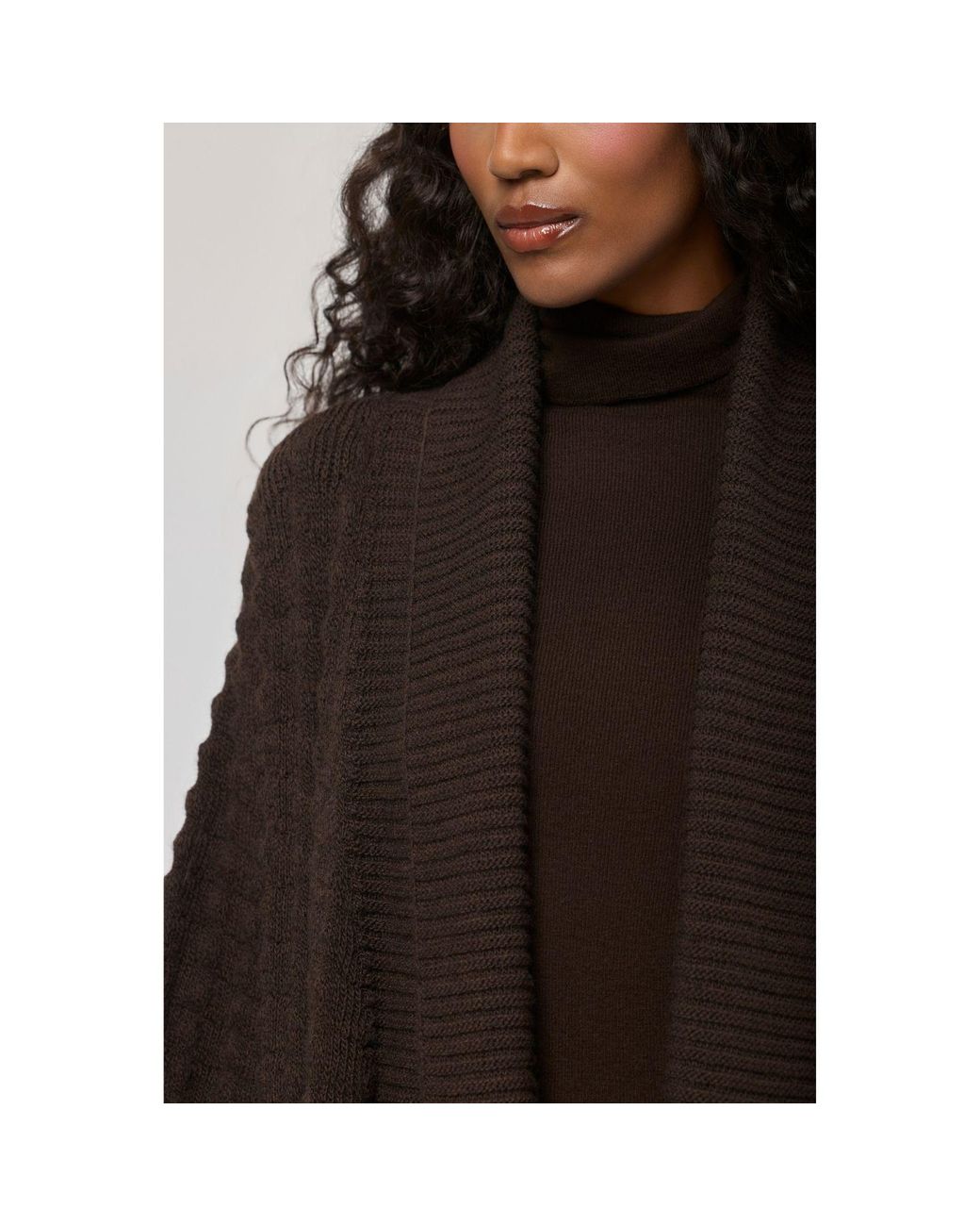 The Extreme Collection Black Long Knit Cardigan Dominic