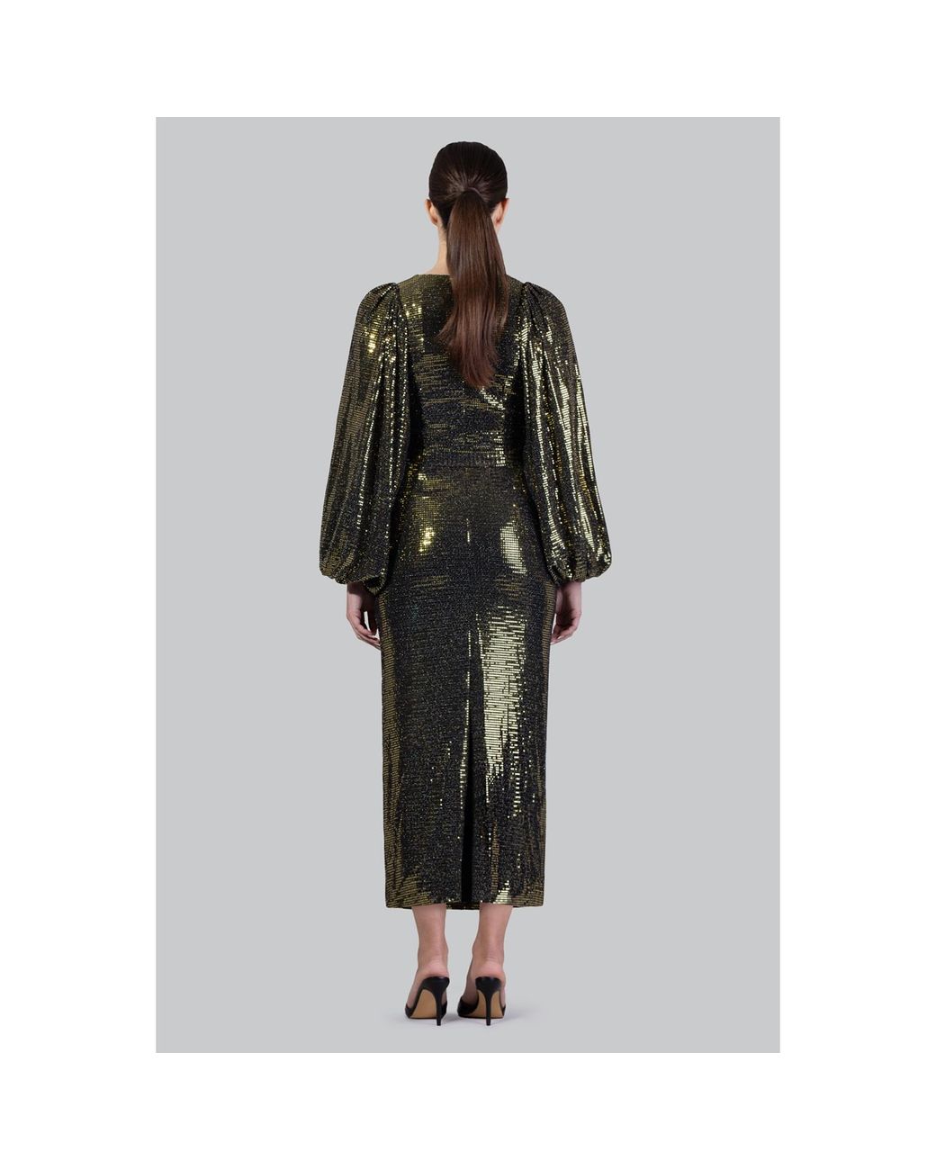 Meem Label Black Willow Sequin Dress