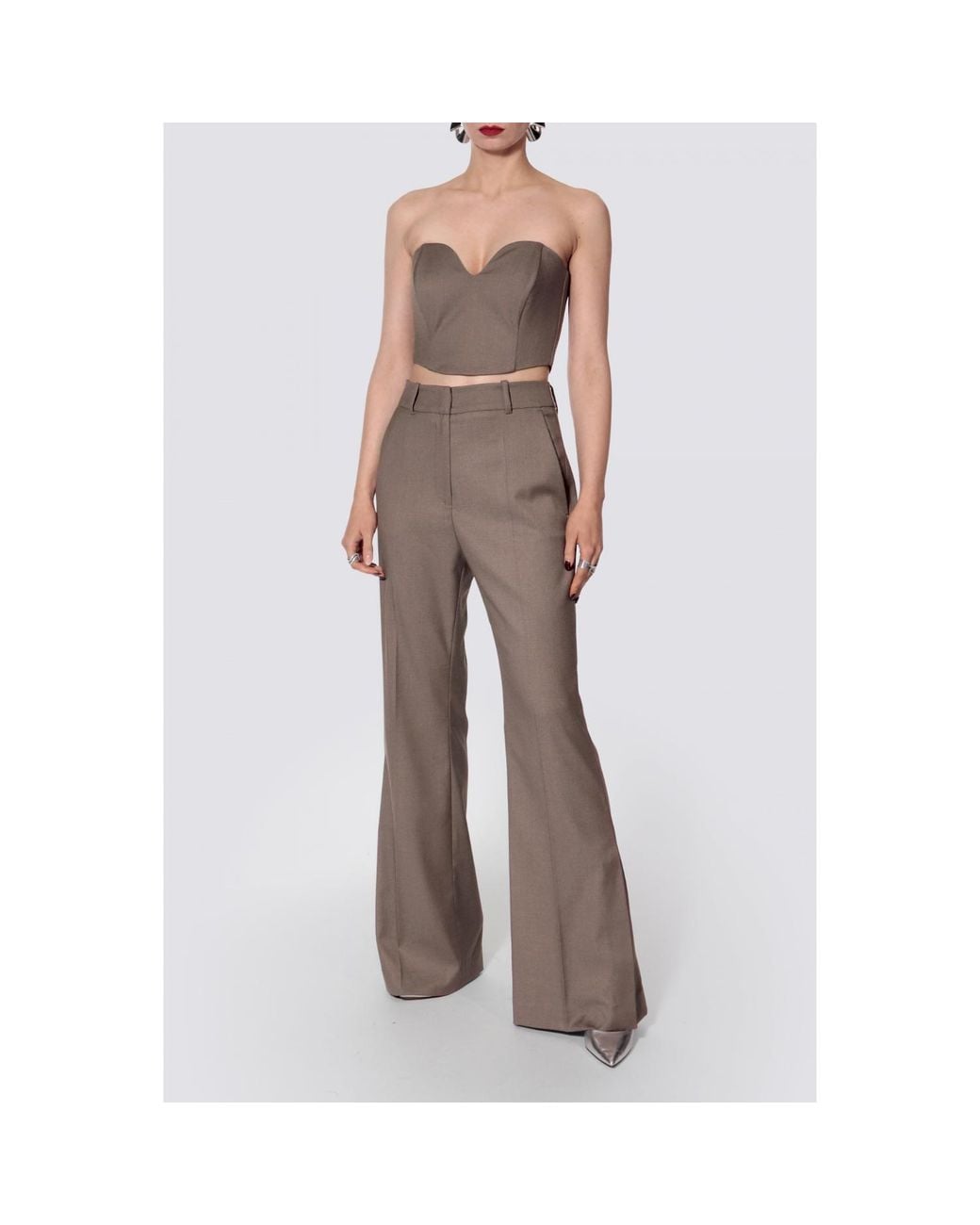 AGGI by HALEWSKI Brown Lara Melange Corset