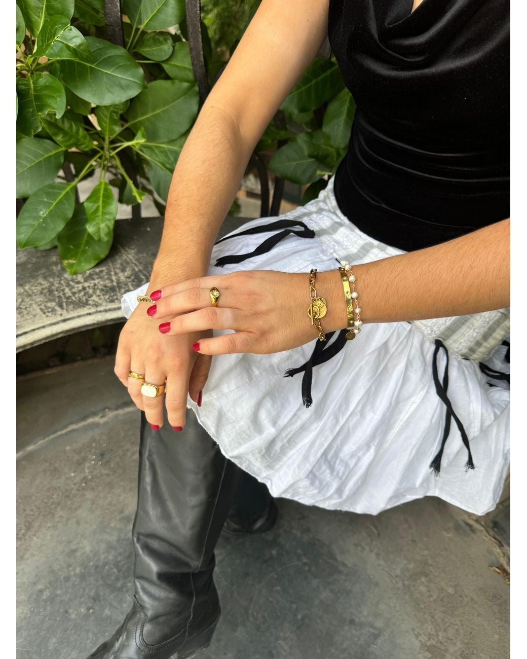 Iris London Metallic Clementine Bracelet