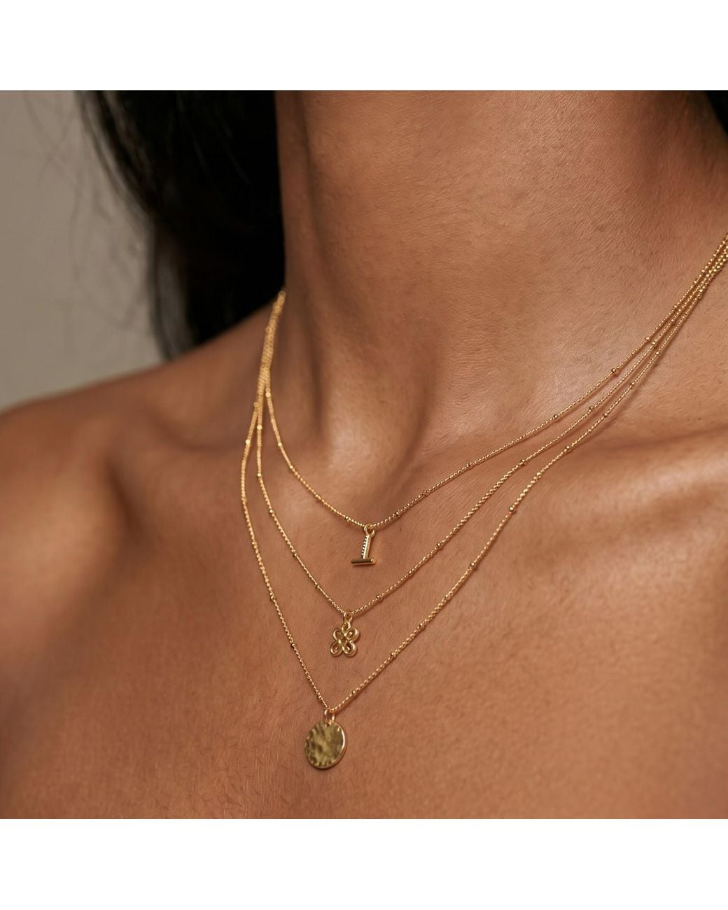 With Love Darling Metallic Eclipse Necklace