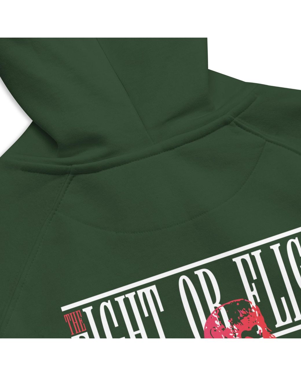 Anchor and Crew Green Bottle Eight Fight Or Flight Club Editions Organic Cotton Hoodie