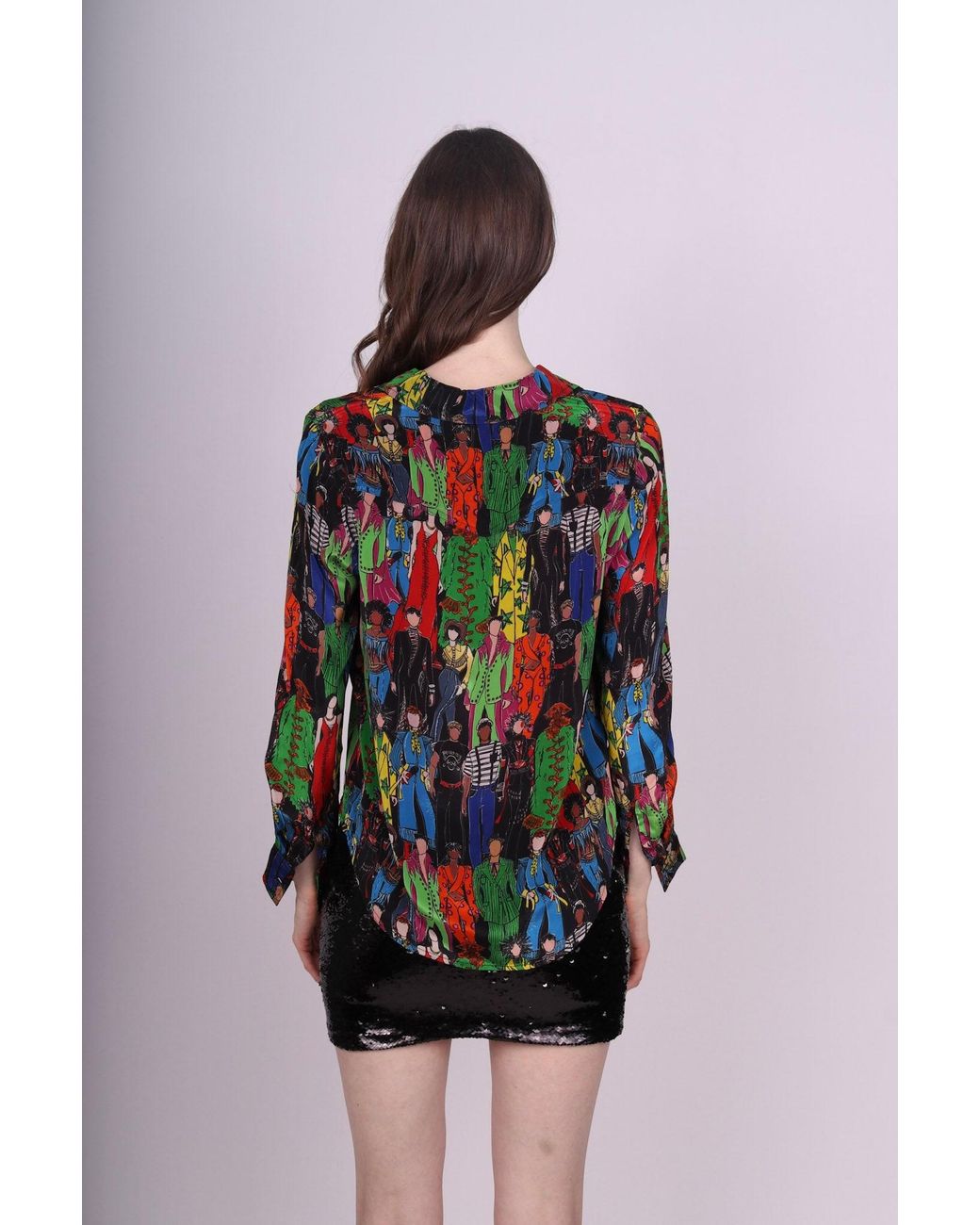 Any Old Iron Multicolor Heroes Printed Button Down Shirt