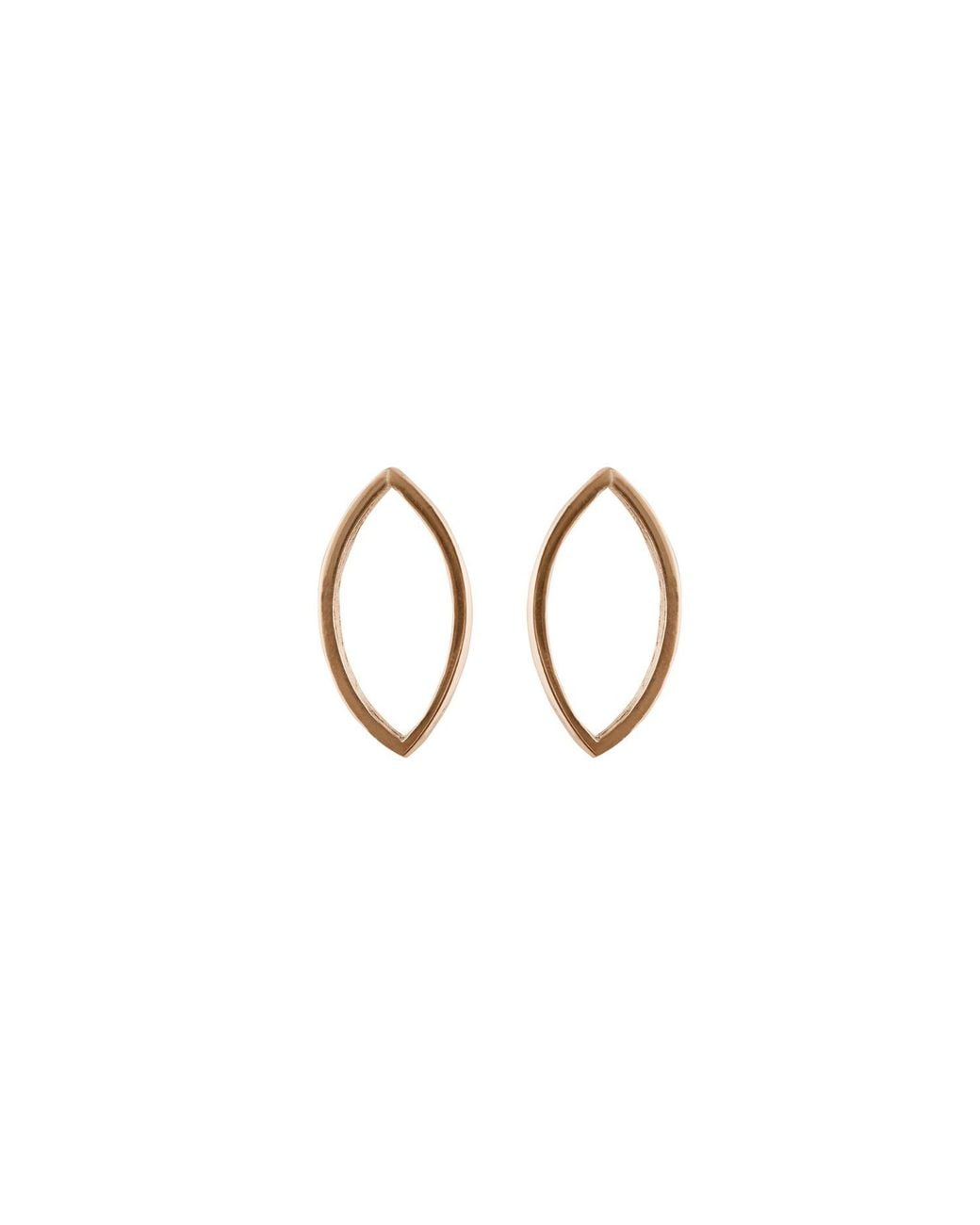 Edge Only Metallic Marquise Slice Earrings