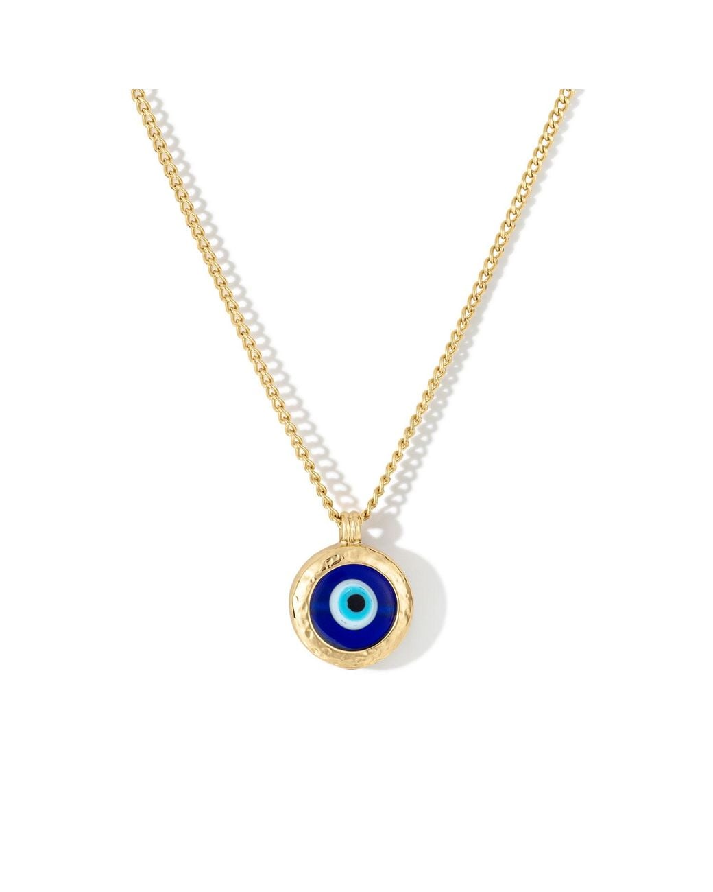 Formation Co. Jewellery Metallic Mati Evil Eye Necklace