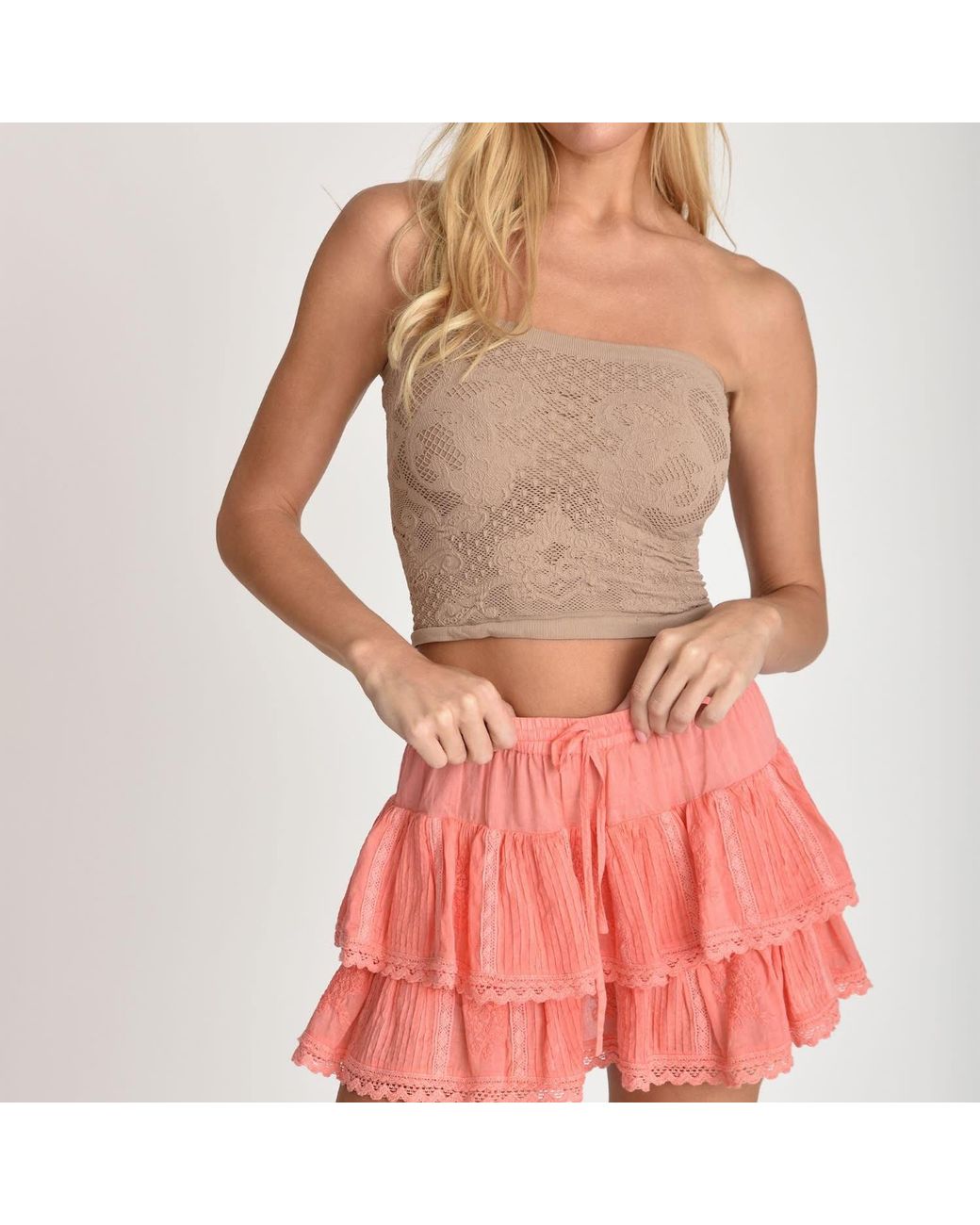 Muche Et Muchette Red Coquette Skort