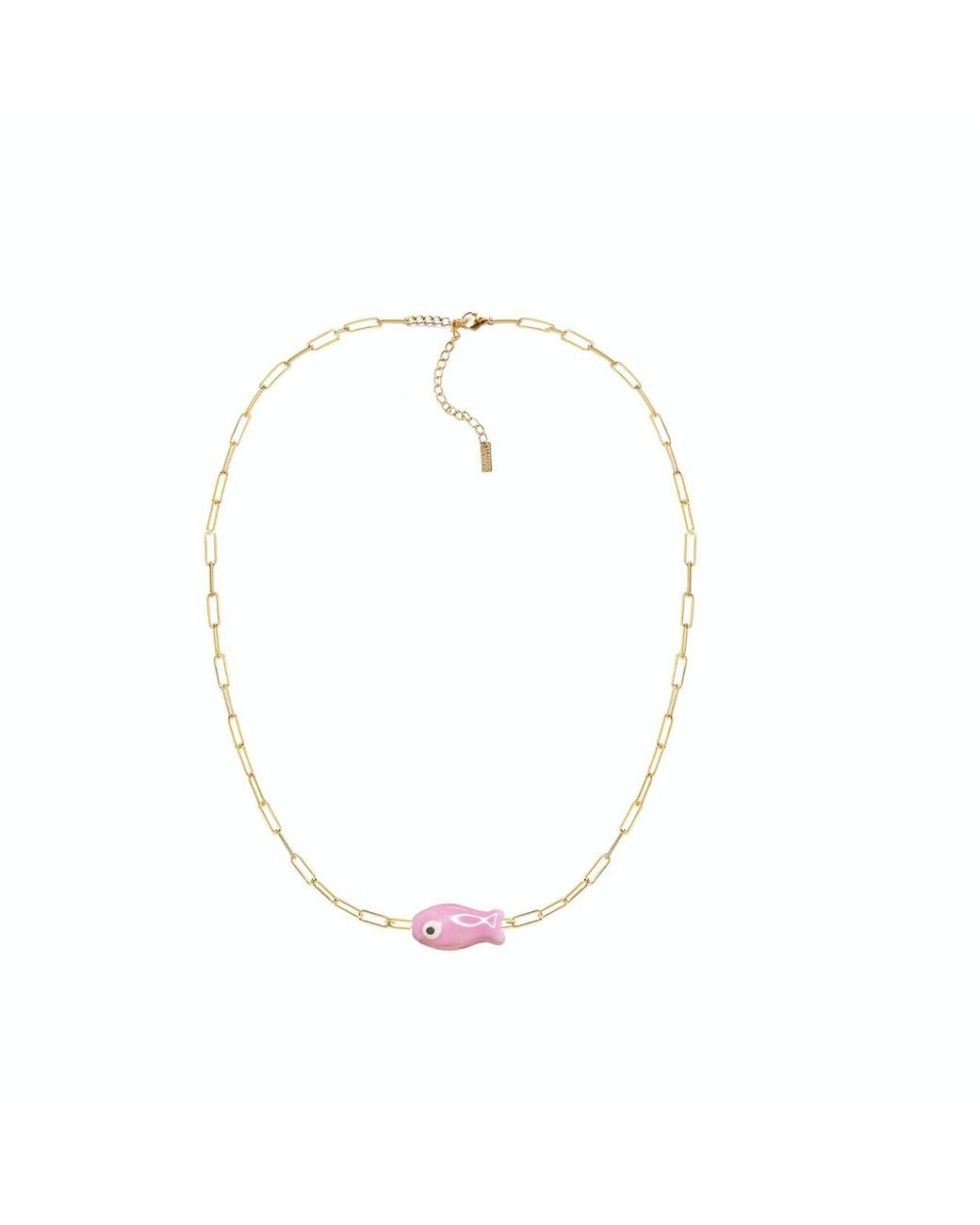 Adriana Pappas Designs Metallic Fishy Chain Choker