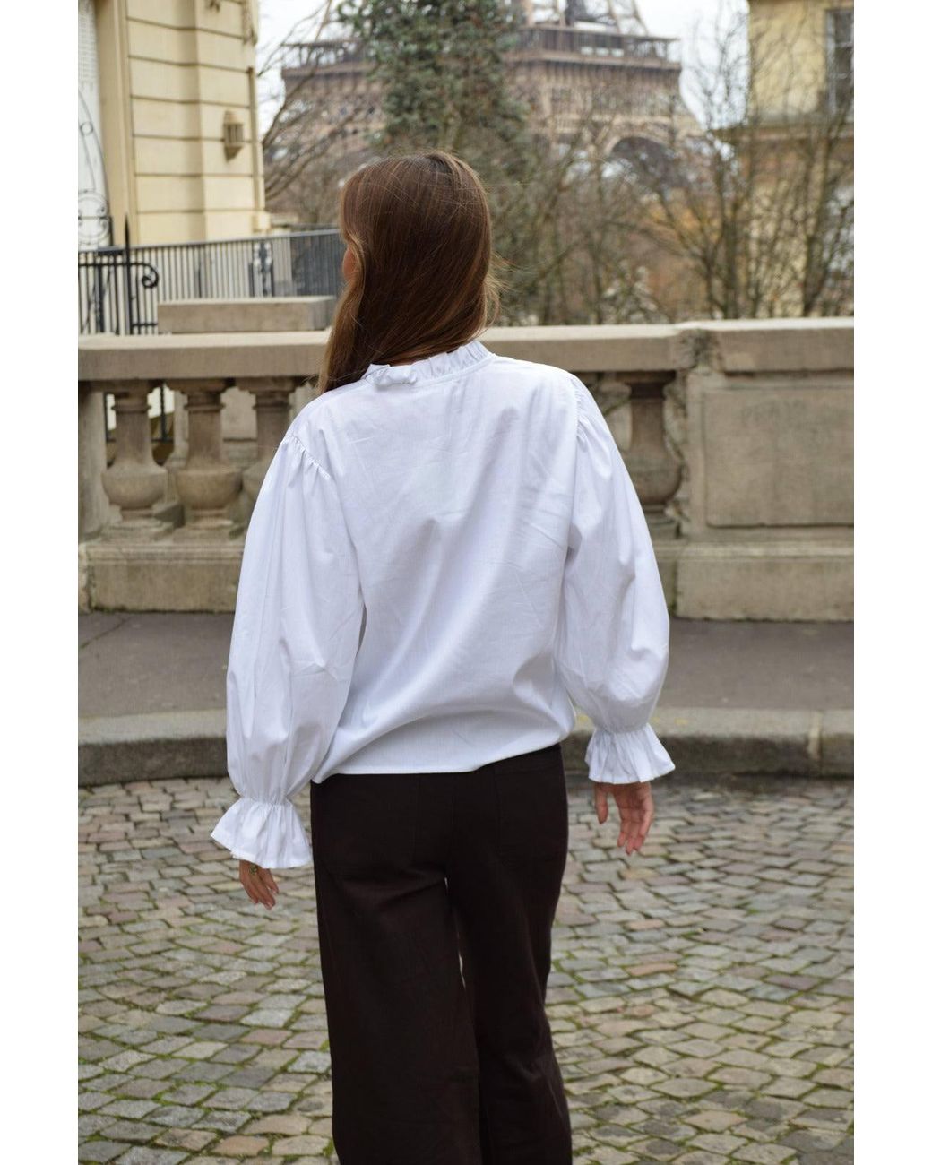 Mind Traveler White Bella Blouse