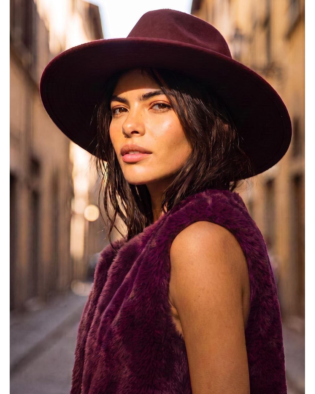 Nooki Design Red Stevie Fedora Hat